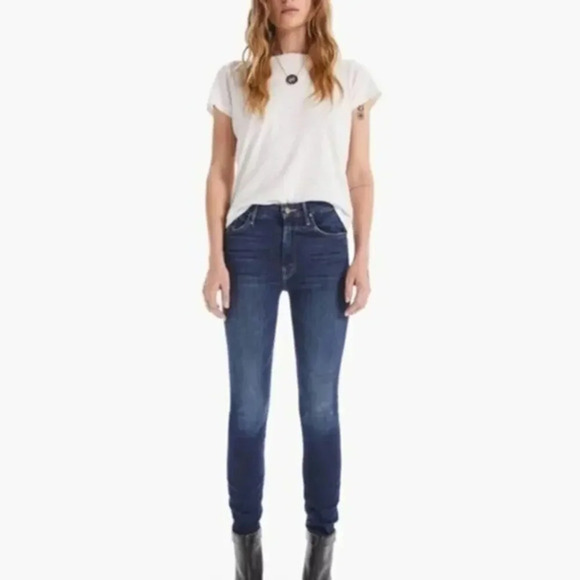 MOTHER HIGH WAISTED LOOKER TEAMING UP JEANS SIZE 26 B1526 - Picture 1 of 7